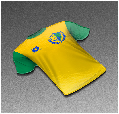 T-shirt-shaped sports magnets