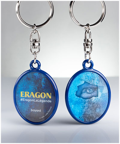 Keyrings with lenticular
