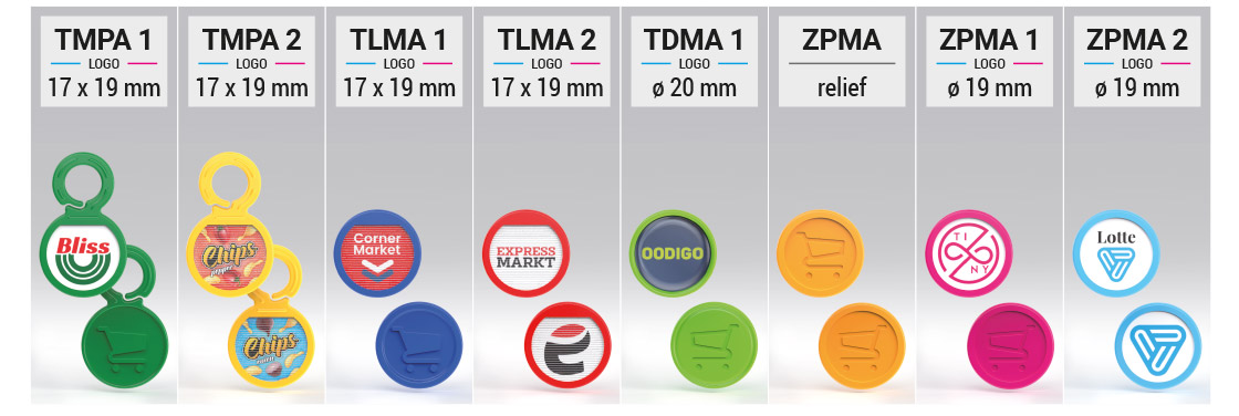 tokens for shopping carts