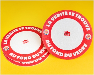 Beermat coasters
BURGER KING