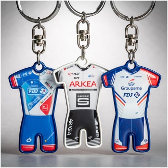 Keyrings in the shape of sportswear