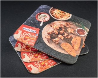 Beermat coasters
MAITRE COQ