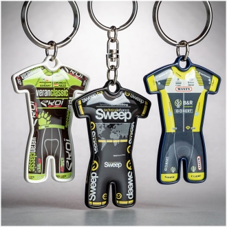 Keyrings in the shape of sportswear