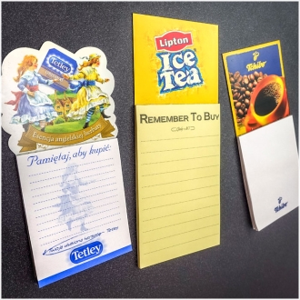 Magnetic notepads
TETLEY LIPTON TCHIBO